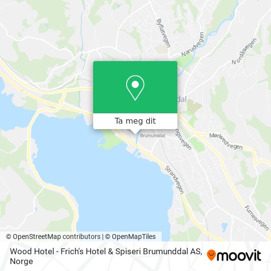 Wood Hotel - Frich's Hotel & Spiseri Brumunddal AS kart