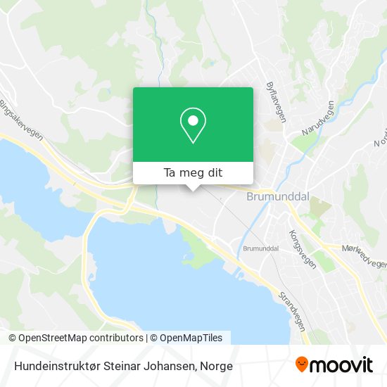 Hundeinstruktør Steinar Johansen kart
