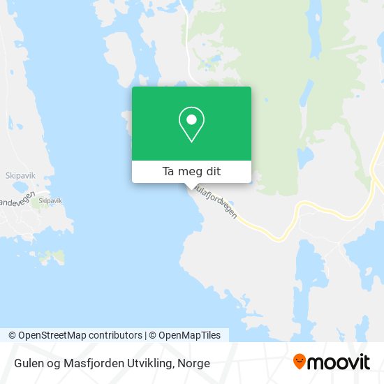 Gulen og Masfjorden Utvikling kart