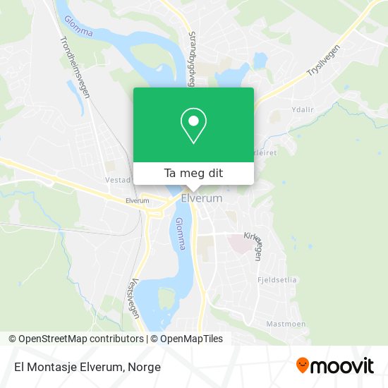 El Montasje Elverum kart
