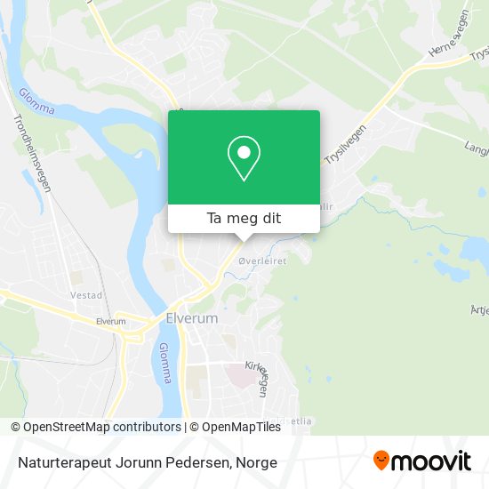 Naturterapeut Jorunn Pedersen kart