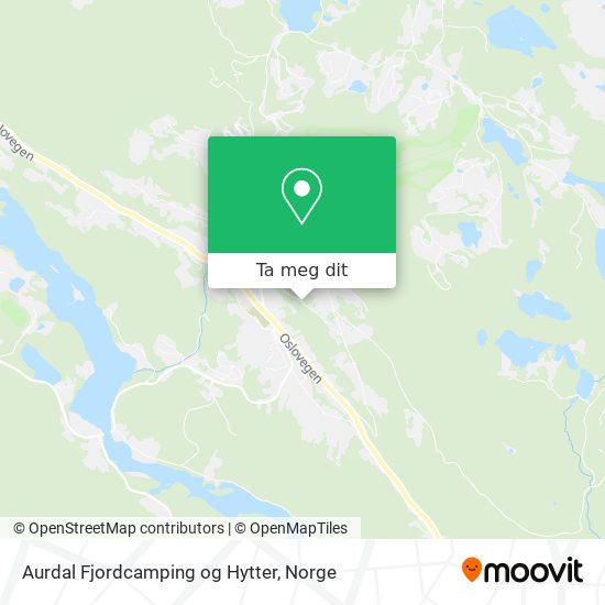 Aurdal Fjordcamping og Hytter kart