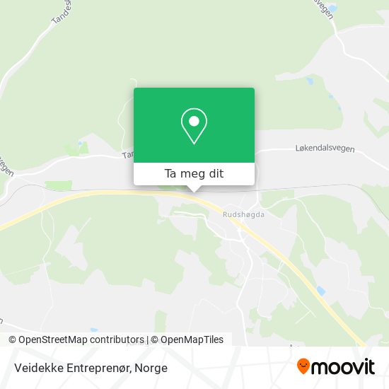 Veidekke Entreprenør kart