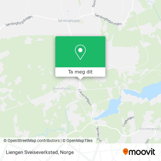 Liengen Sveiseverksted kart