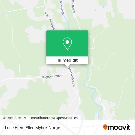 Lune Hjem Ellen Myhre kart