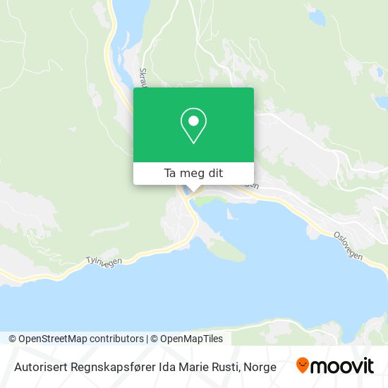 Autorisert Regnskapsfører Ida Marie Rusti kart