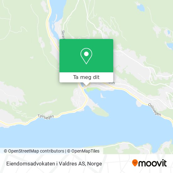 Eiendomsadvokaten i Valdres AS kart