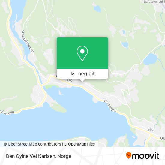 Den Gylne Vei Karlsen kart