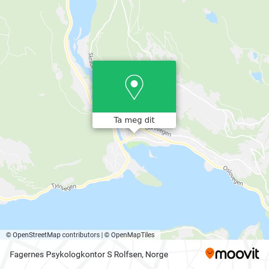 Fagernes Psykologkontor S Rolfsen kart