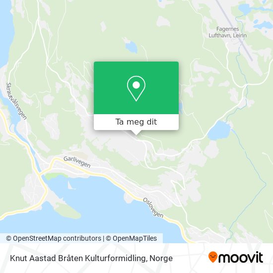 Knut Aastad Bråten Kulturformidling kart
