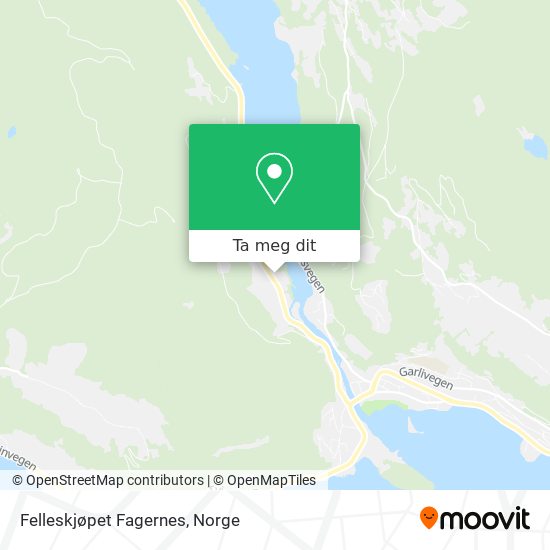 Felleskjøpet Fagernes kart
