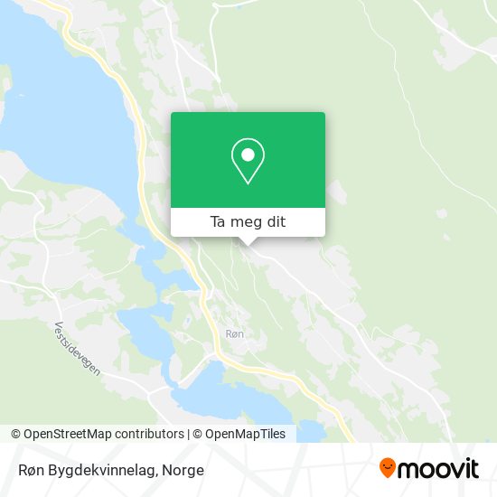 Røn Bygdekvinnelag kart