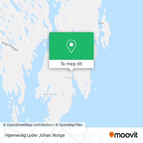 Hjønnevåg Lyder Johan kart