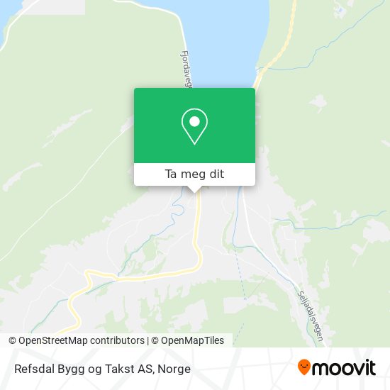 Refsdal Bygg og Takst AS kart