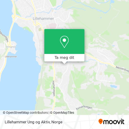 Lillehammer Ung og Aktiv kart