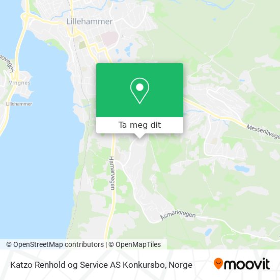 Katzo Renhold og Service AS Konkursbo kart