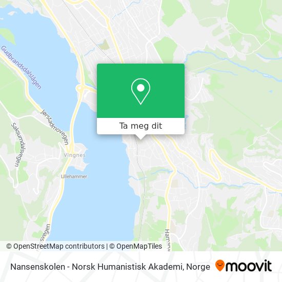 Nansenskolen - Norsk Humanistisk Akademi kart