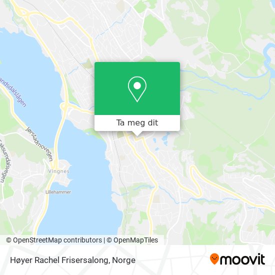 Høyer Rachel Frisersalong kart