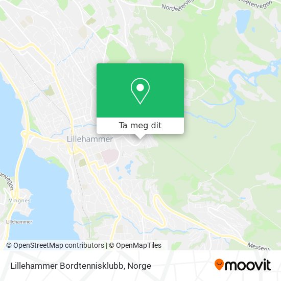 Lillehammer Bordtennisklubb kart