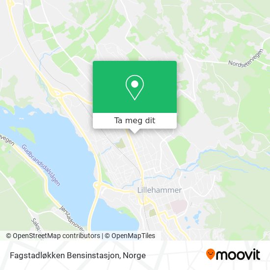 Fagstadløkken Bensinstasjon kart