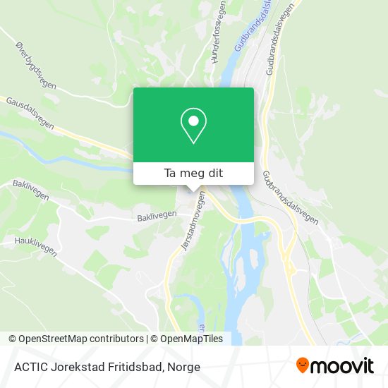 ACTIC Jorekstad Fritidsbad kart
