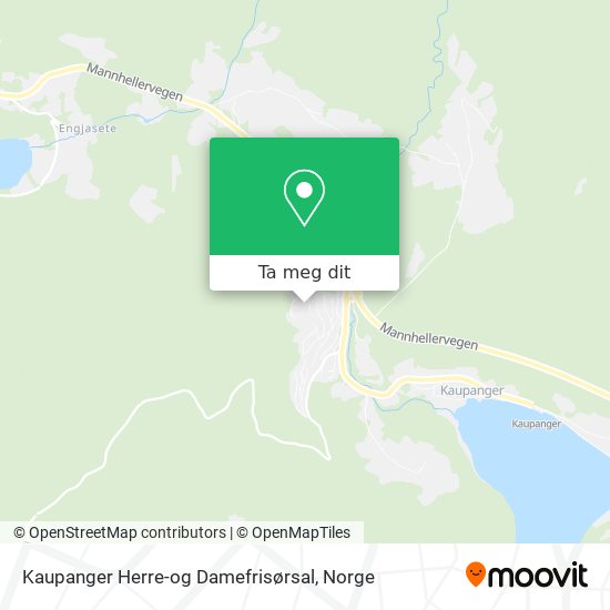 Kaupanger Herre-og Damefrisørsal kart