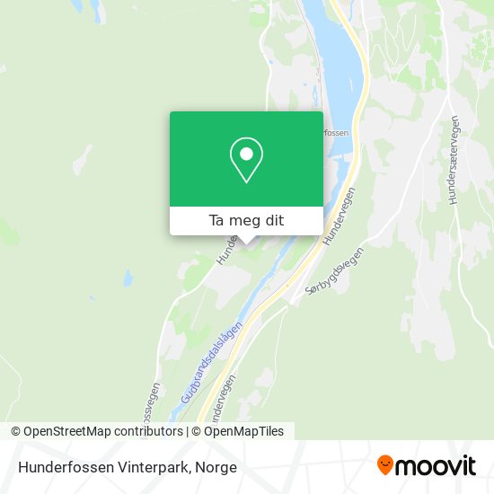 Hunderfossen Vinterpark kart