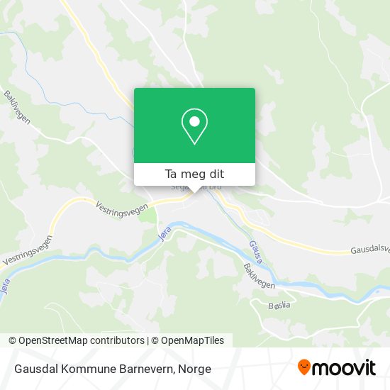 Gausdal Kommune Barnevern kart