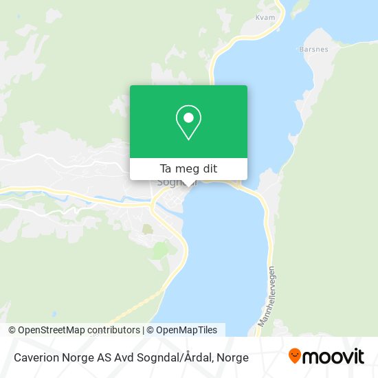 Caverion Norge AS Avd Sogndal / Årdal kart