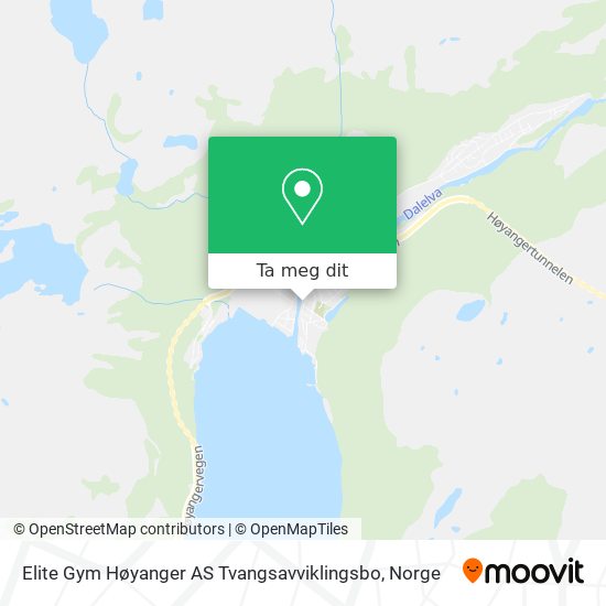 Elite Gym Høyanger AS Tvangsavviklingsbo kart