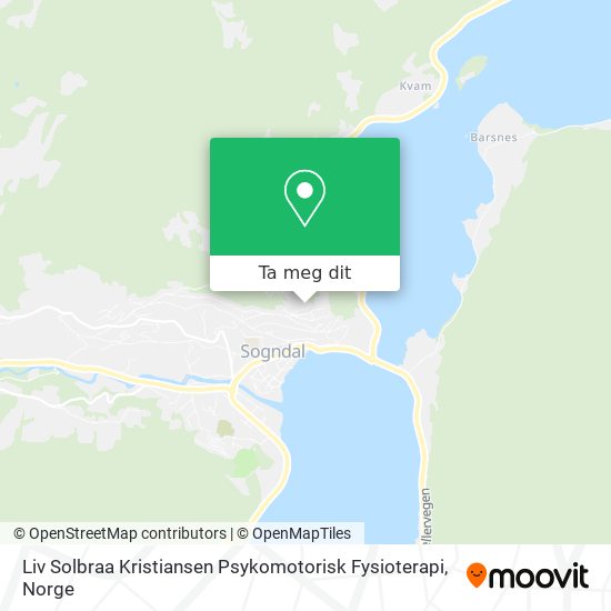 Liv Solbraa Kristiansen Psykomotorisk Fysioterapi kart