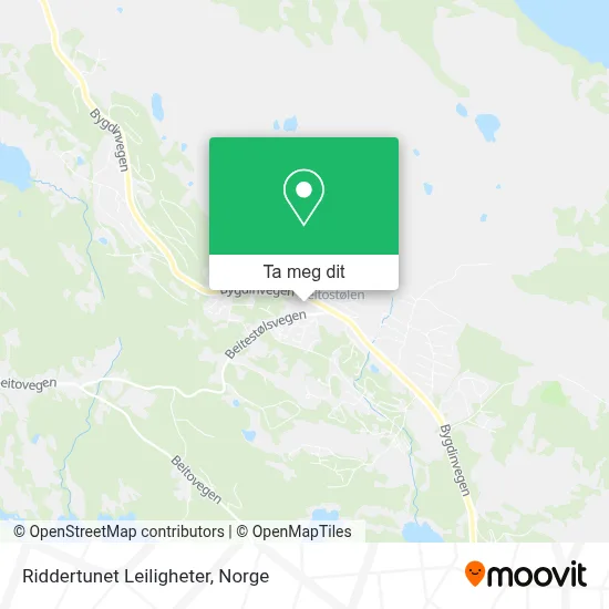 Riddertunet Leiligheter kart