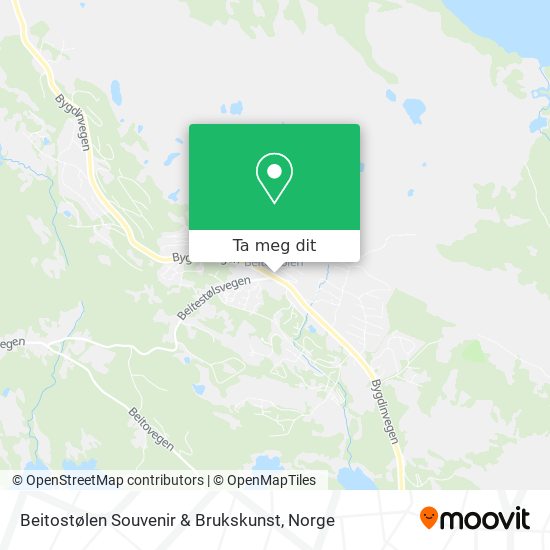 Beitostølen Souvenir & Brukskunst kart