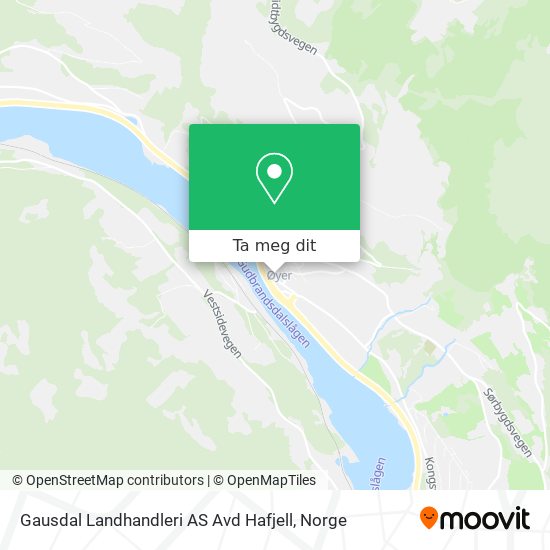 Gausdal Landhandleri AS Avd Hafjell kart