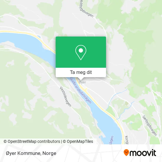 Øyer Kommune kart