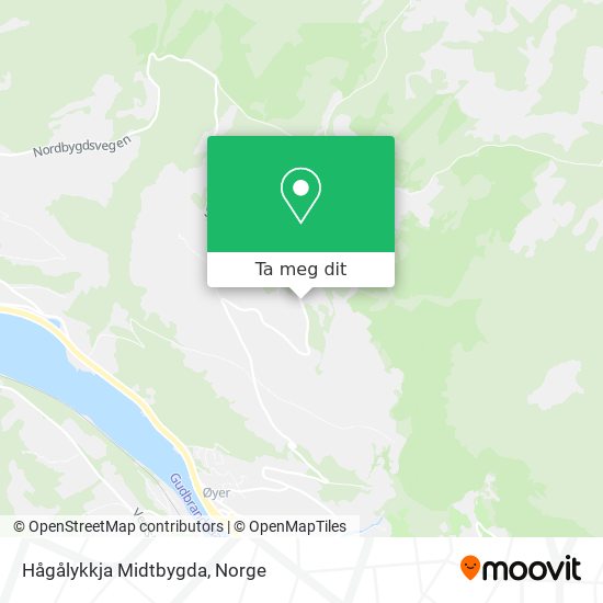 Hågålykkja Midtbygda kart