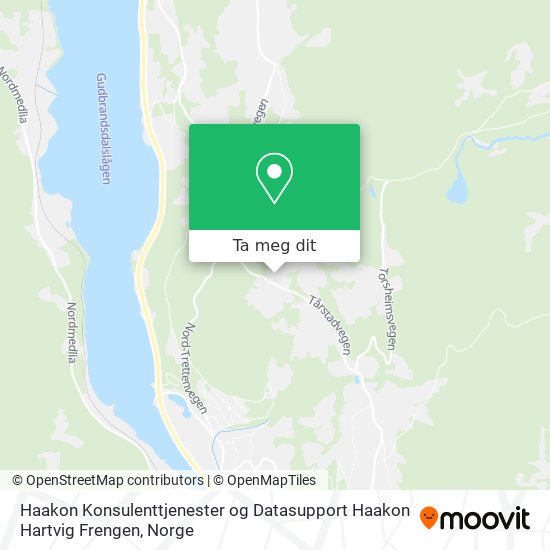 Haakon Konsulenttjenester og Datasupport Haakon Hartvig Frengen kart
