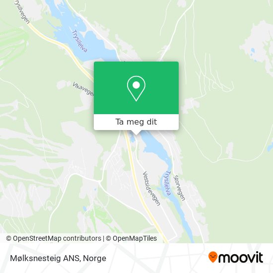 Mølksnesteig ANS kart