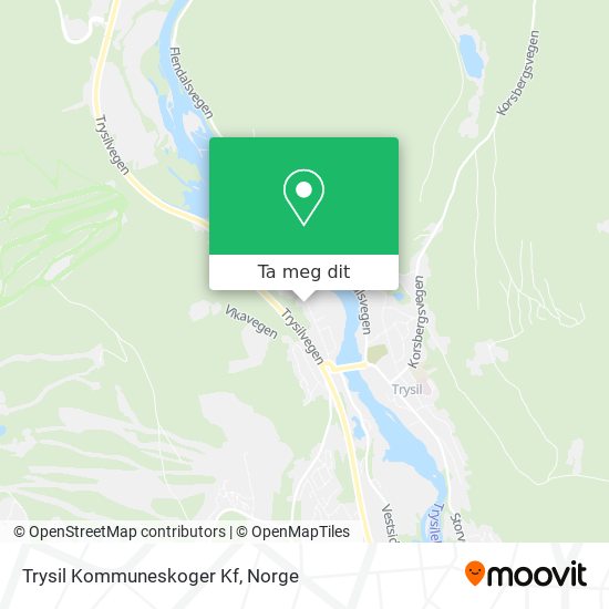 Trysil Kommuneskoger Kf kart