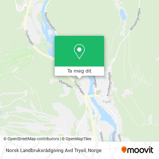 Norsk Landbruksrådgiving Avd Trysil kart