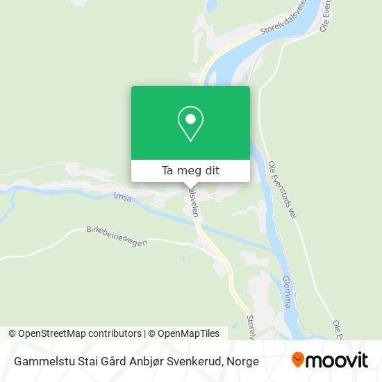 Gammelstu Stai Gård Anbjør Svenkerud kart