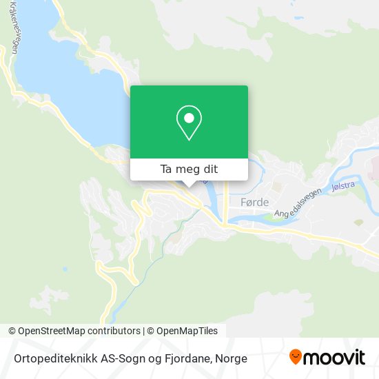 Ortopediteknikk AS-Sogn og Fjordane kart