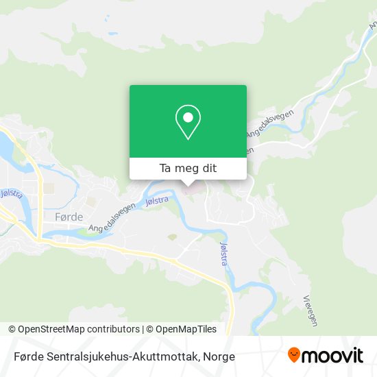 Førde Sentralsjukehus-Akuttmottak kart