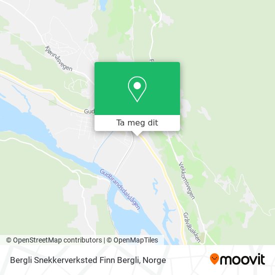 Bergli Snekkerverksted Finn Bergli kart