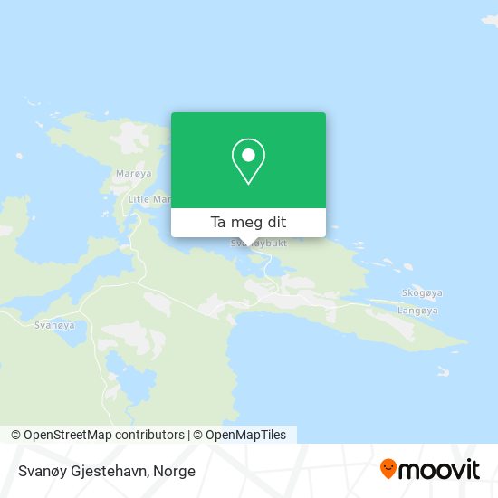 Svanøy Gjestehavn kart