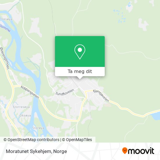 Moratunet Sykehjem kart