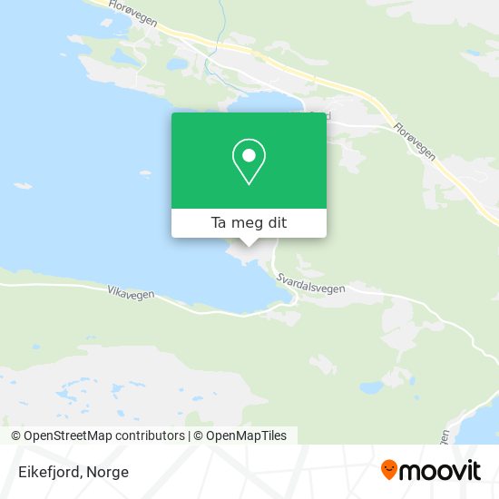 Eikefjord kart