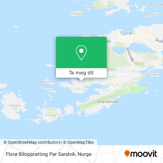 Florø Biloppretting Per Sandvik kart