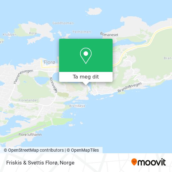 Friskis & Svettis Florø kart