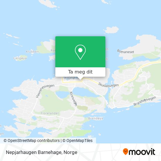 Nepjarhaugen Barnehage kart